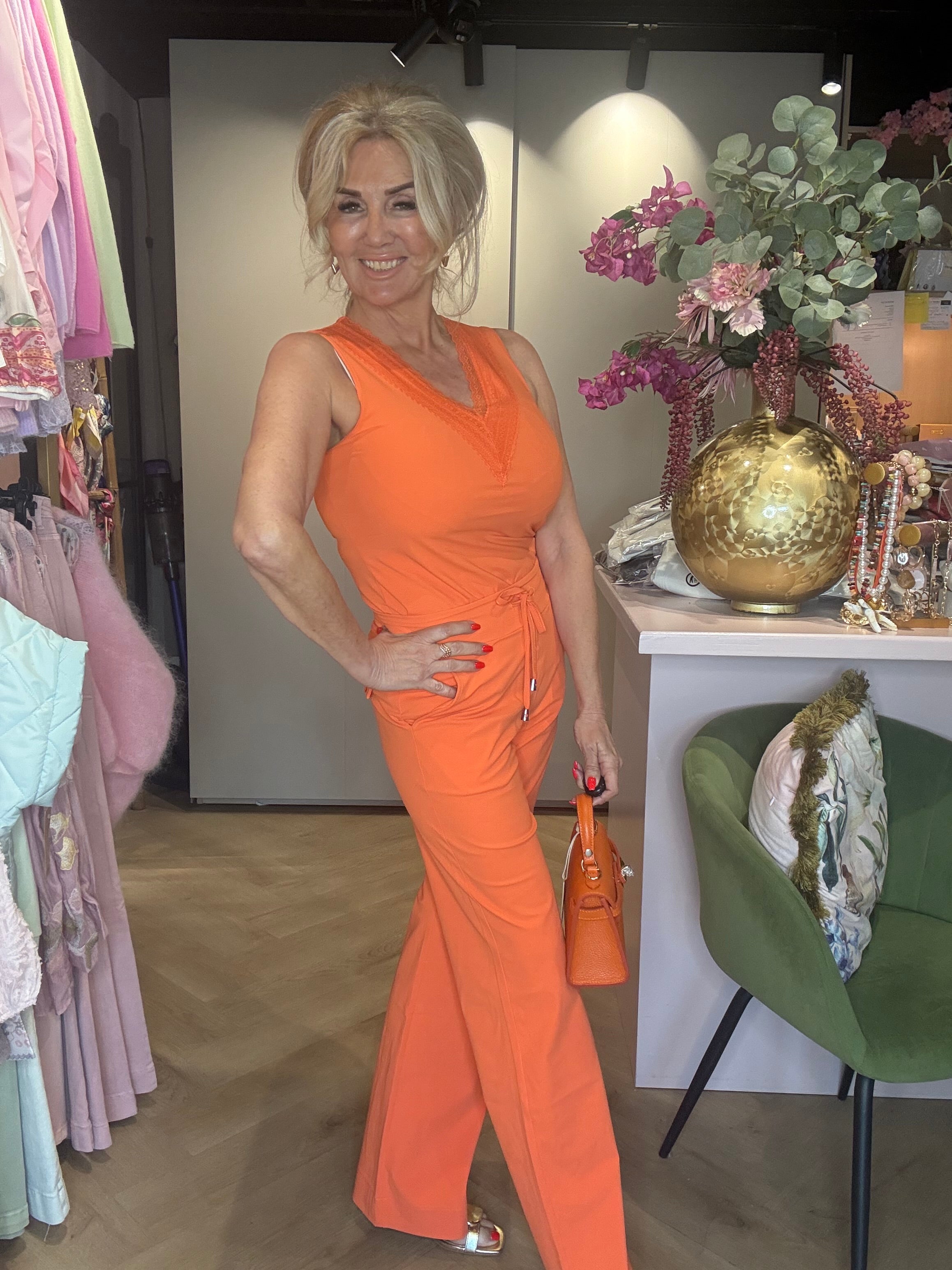 Mi Piace Bukser Straight Orange MP202089